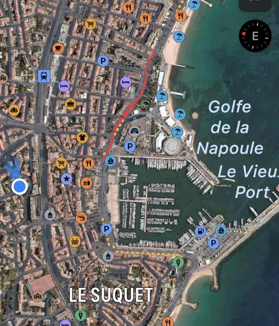 Quartier Suquet Marche Forville 4 Pers. Terrasse Cannes France